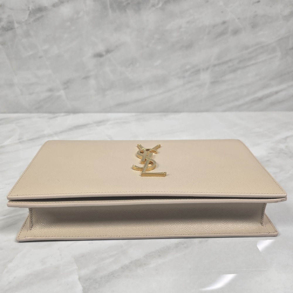 Yves Saint Laurent Beige Clutch Bag - Picture 6 of 10